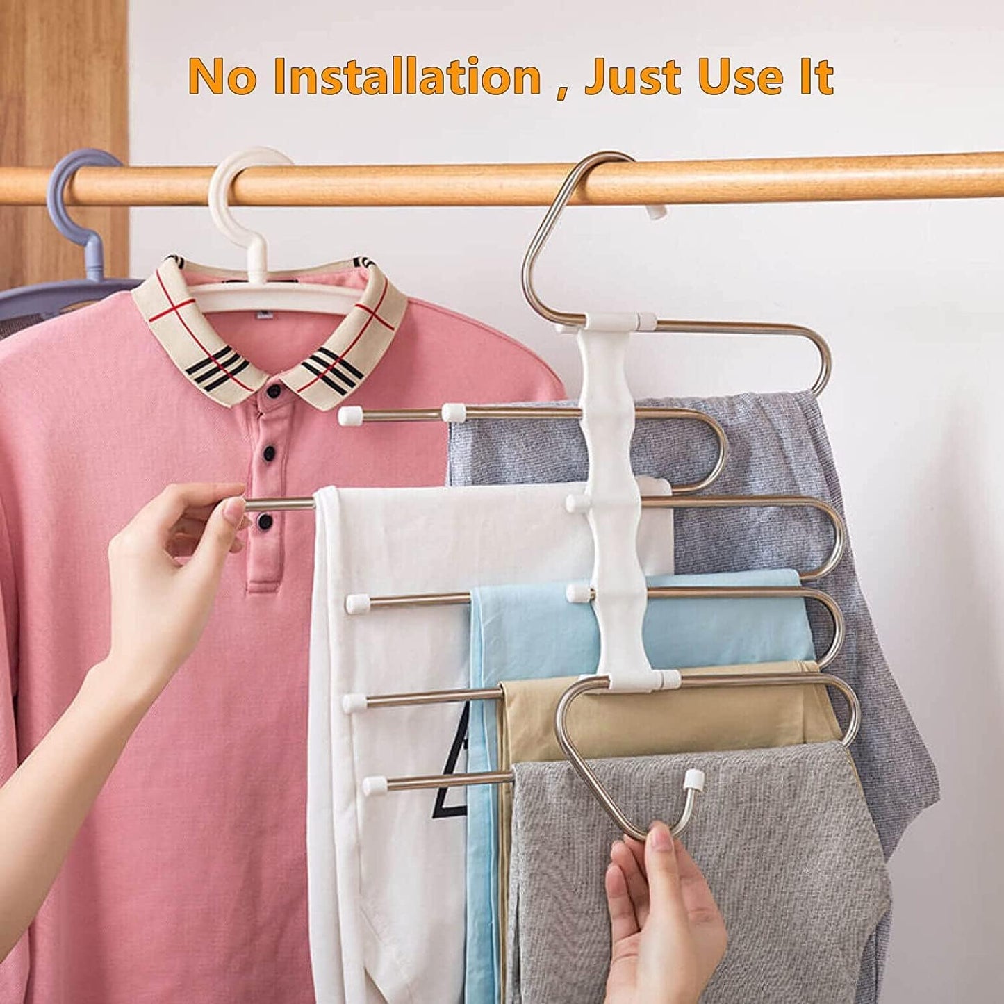 ClosetMax Foldable Pants Hanger